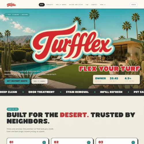 Turfflex Application Screenshot Large